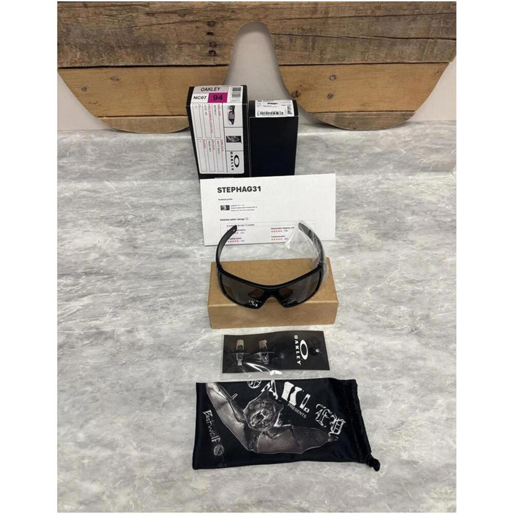 OAKLEY | NEW | BATWOLF | 9101 - 68 | MATTE BLACK | PRIZM GREY